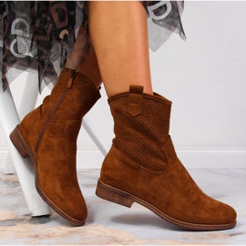 Botas caladas S. Barski W OLI140A camel marrón 6
