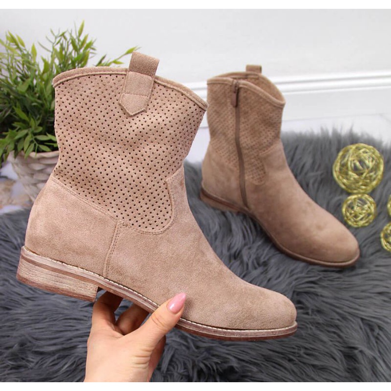 Botas caladas S. Barski W OLI140B beige 1