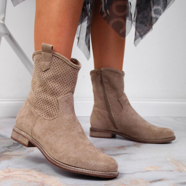 Botas caladas S. Barski W OLI140B beige 2 Botas caladas S. Barski W OLI140B beige 2