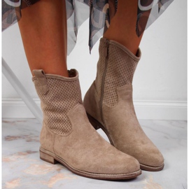 Botas caladas S. Barski W OLI140B beige 3