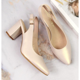 Bombas en el puesto Sergio Leone W SK363 beige perla 5