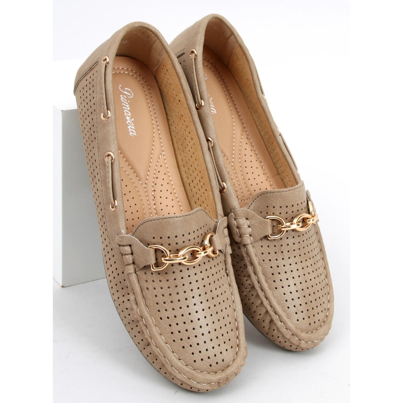 Mocasines mujer Nisa Caqui beige 2