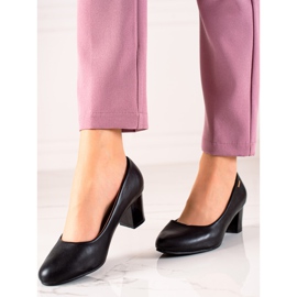 Goodin elegantes bombas negras negro 3