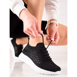 TRENDI Calzado deportivo cómodo negro 1