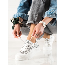 Seastar Zapatillas de deporte de diseño de moda blanco negro 1 Seastar Zapatillas de deporte de diseño de moda blanco negro 1