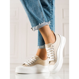Seastar Zapatillas beige en la plataforma 3