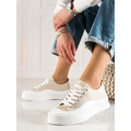 Seastar Zapatillas beige en la plataforma 2