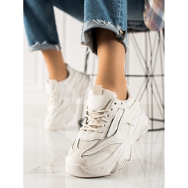 Seastar Zapatillas de deporte de moda con malla beige 2