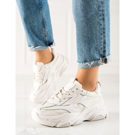 Seastar Zapatillas de deporte de moda con malla beige 1
