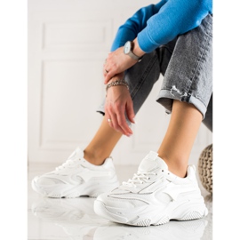 Seastar Zapatillas de deporte de moda con malla blanco 2