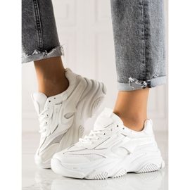 Seastar Zapatillas de deporte de moda con malla blanco 3