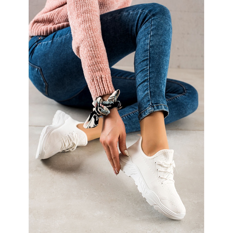 Bestelle Zapatillas blancas claras blanco 2