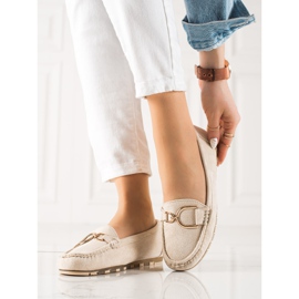 Seastar Mocasines casual con adorno beige 2