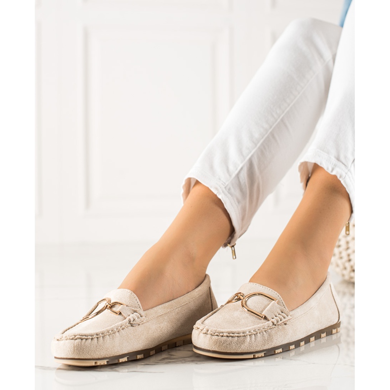 Seastar Mocasines casual con adorno beige 1