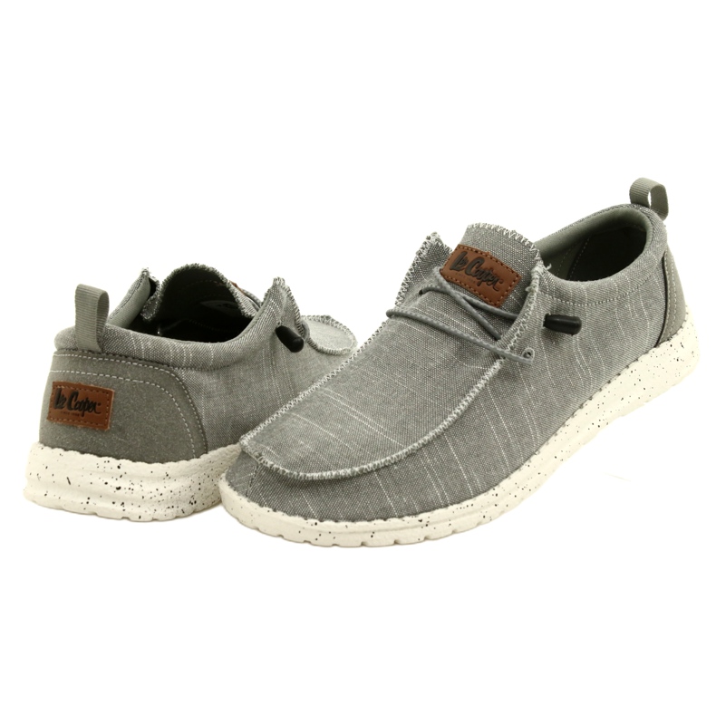 Lee Cooper LCW-22-32-1209M Mocasines ligeros gris 4
