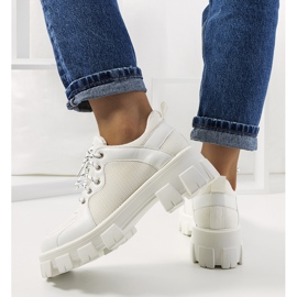 Deportivas blancas de mujer Bernic blanco 2