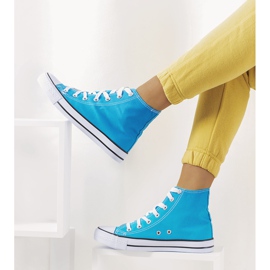 Deportivas tobilleras Felis azules 1