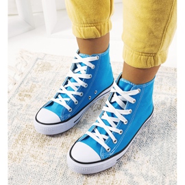 Deportivas tobilleras Felis azules 2