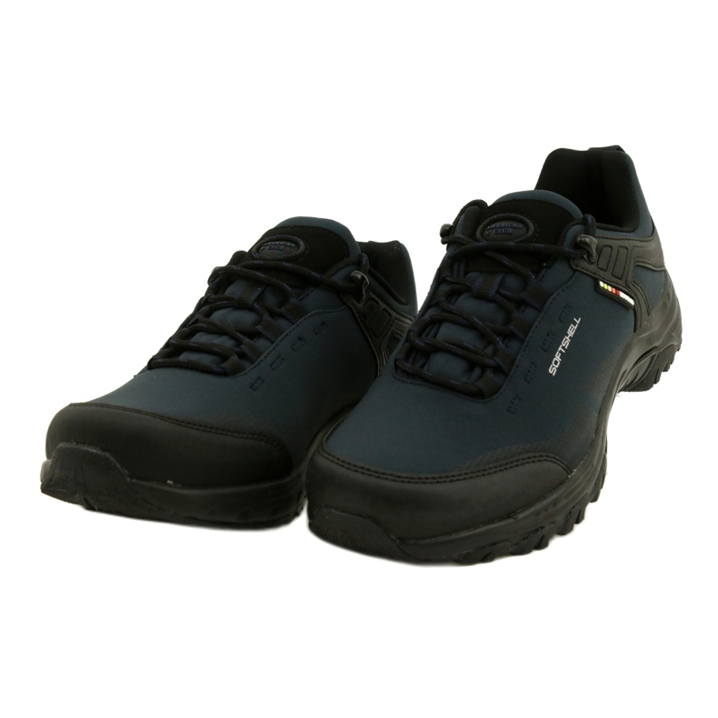American Club Zapatos de trekking americano impermeable softshell WT83/22 azul marino 3