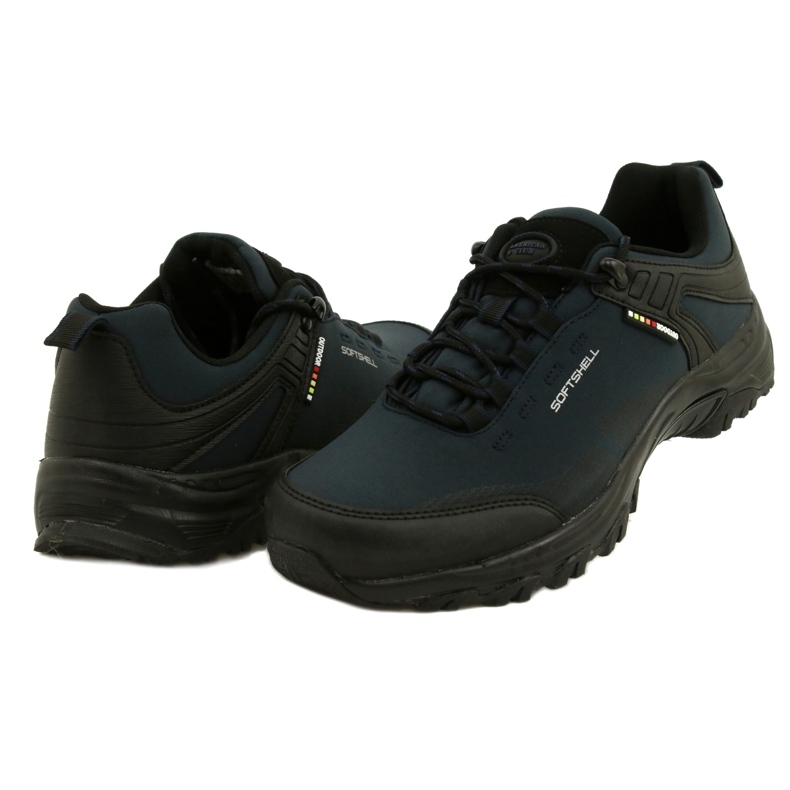 American Club Zapatos de trekking americano impermeable softshell WT83/22 azul marino 4