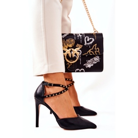 WS1 Stilettos con rayas Black jets Remmes negro 1 WS1 Stilettos con rayas Black jets Remmes negro 1