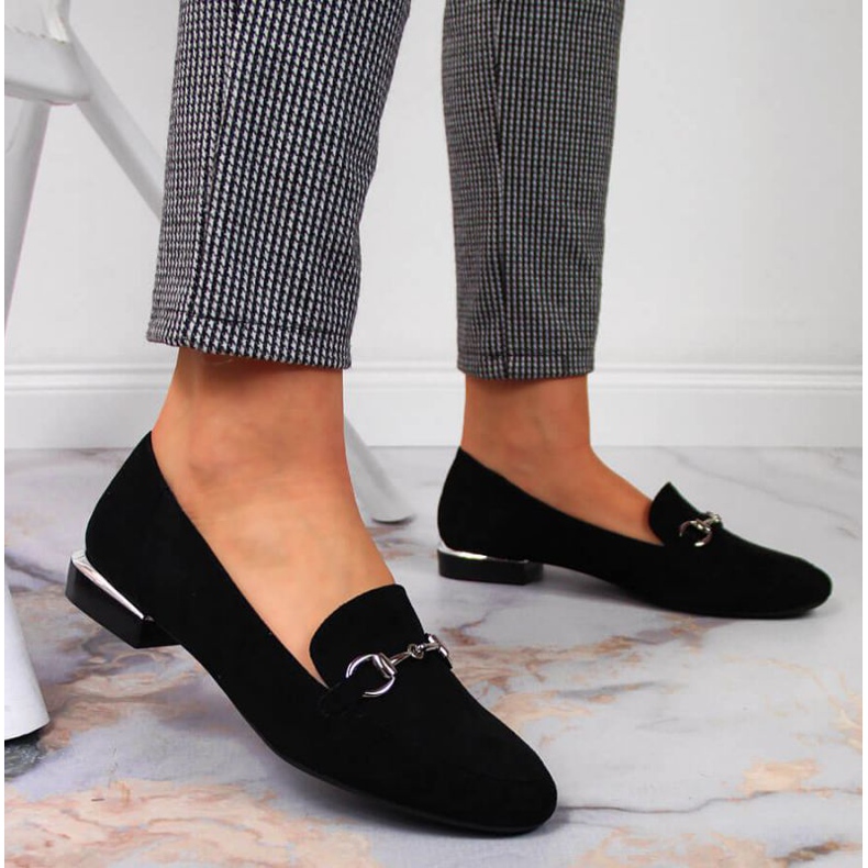 Mocasín negro con decoración Sergio Leone W SK360 2