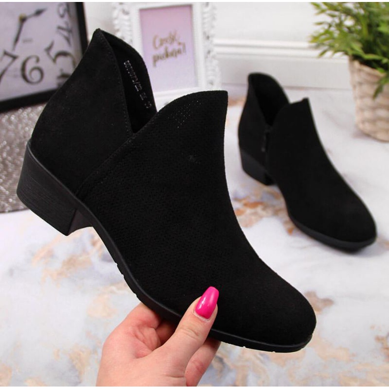 Negro Botas caladas Filippo W PAW319A 1