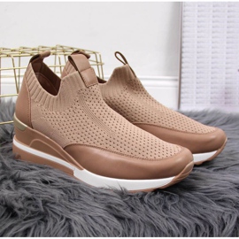 Deportivas con cuña Potocki W WOL52B beige 2