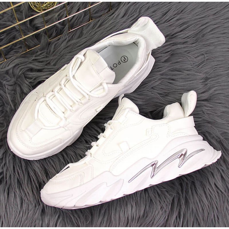 Zapatillas de deporte en la plataforma Potocki W WOL54 blanco 2