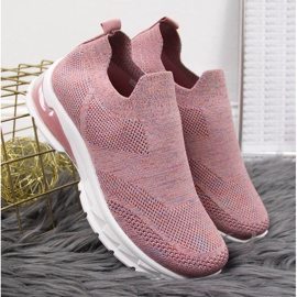 Zapatillas deportivas sin cordones Potocki W WOL57B rosa rosado 3