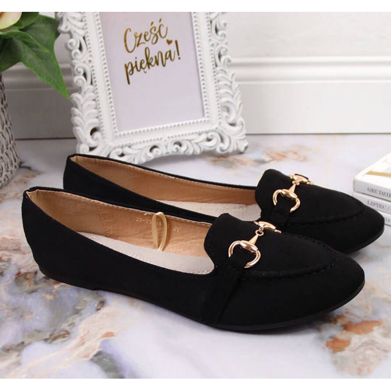 Mocasines negros con adorno Potocki W WOL59A 2 Mocasines negros con adorno Potocki W WOL59A 2