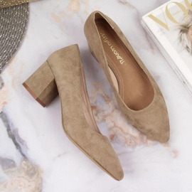 Salón tacones altos Sergio Leone W SK358B beige 5