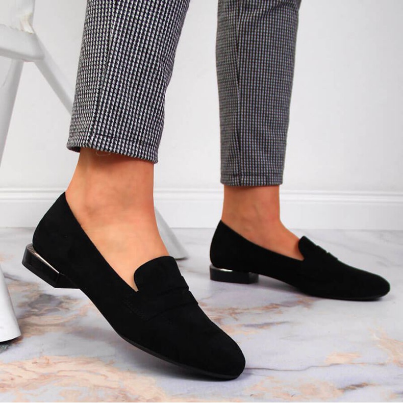 Zapatos mocasín negros Sergio Leone W SK359 2