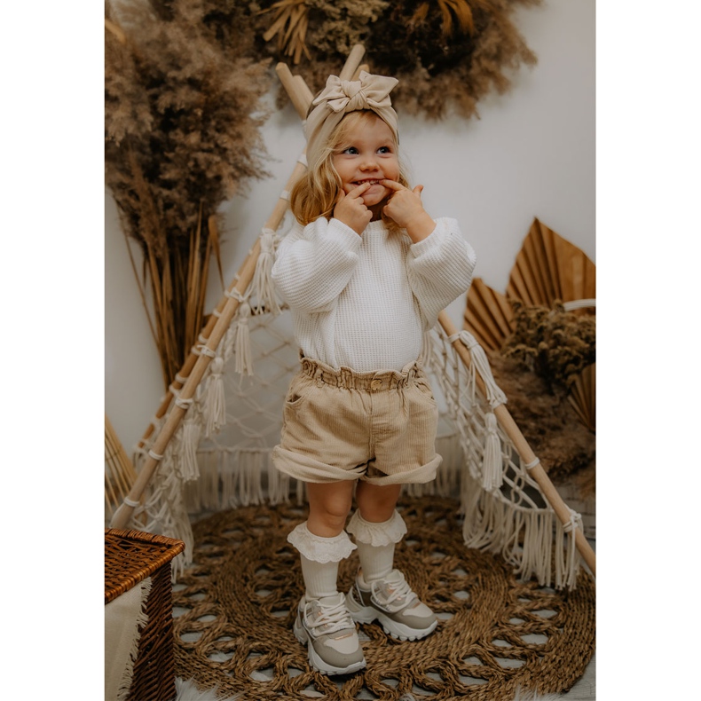 Zapatillas Deportivas Infantiles Deportivas Beige Rommie 1