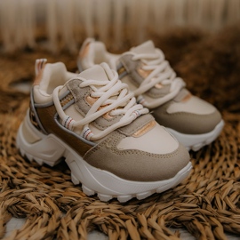 Zapatillas Deportivas Infantiles Deportivas Beige Rommie 4