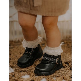 FR1 Botas Infantiles Abrigadas Con Piel Negra Flossie negro 14