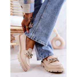 FB1 Mocasín Piel Cadena Beige Amicable 2 FB1 Mocasín Piel Cadena Beige Amicable 2