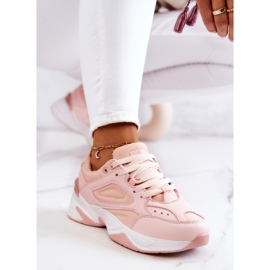 Deportivas de mujer, atadas con Hassie rosa. rosado 6