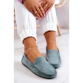 Mocasines Mujer Ante Menta Morreno verde 6