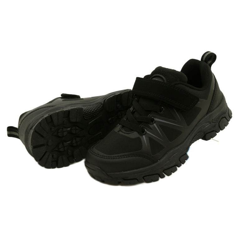 American Club American Softshell Sports Shoes para velcro WT94/22 Black negro 5