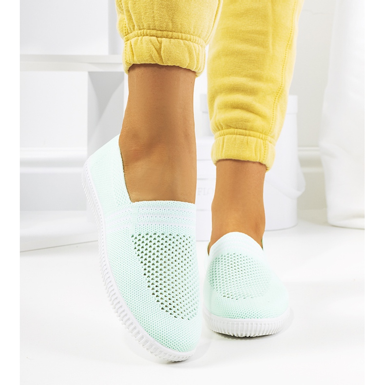 Deportivas caladas Tanya verdes 1 Deportivas caladas Tanya verdes 1