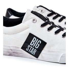 Zapatillas de Hombre Big Star JJ174248 Zapatillas Blancas y Negras blanco 7
