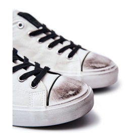 Zapatillas de Hombre Big Star JJ174248 Zapatillas Blancas y Negras blanco 2