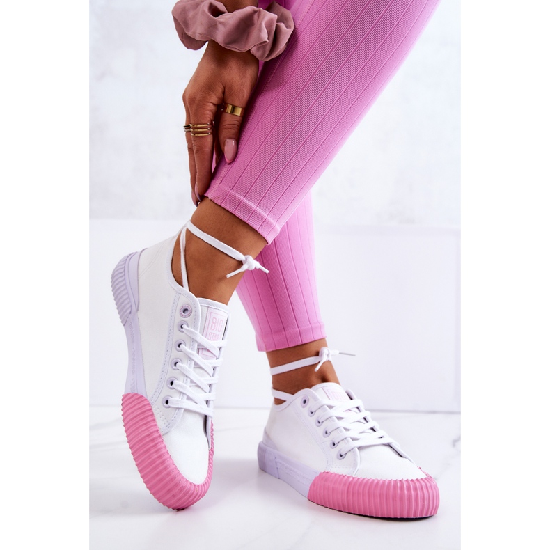 Material Zapatillas Big Star JJ274111 Zapatillas blancas blanco 2