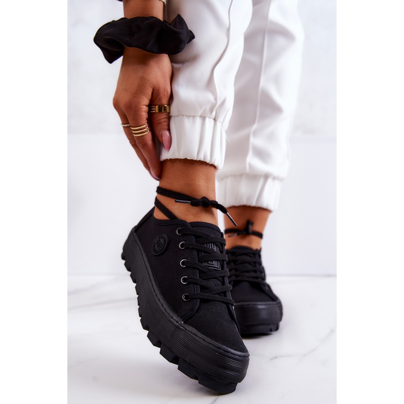 Sneakers de Mujer On The Big Star JJ274489 Negro Plataforma 2