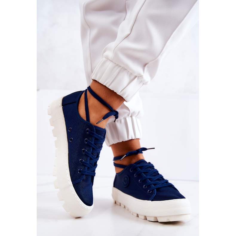 Sneakers Mujer Big Star JJ274491 Azul Marino 2