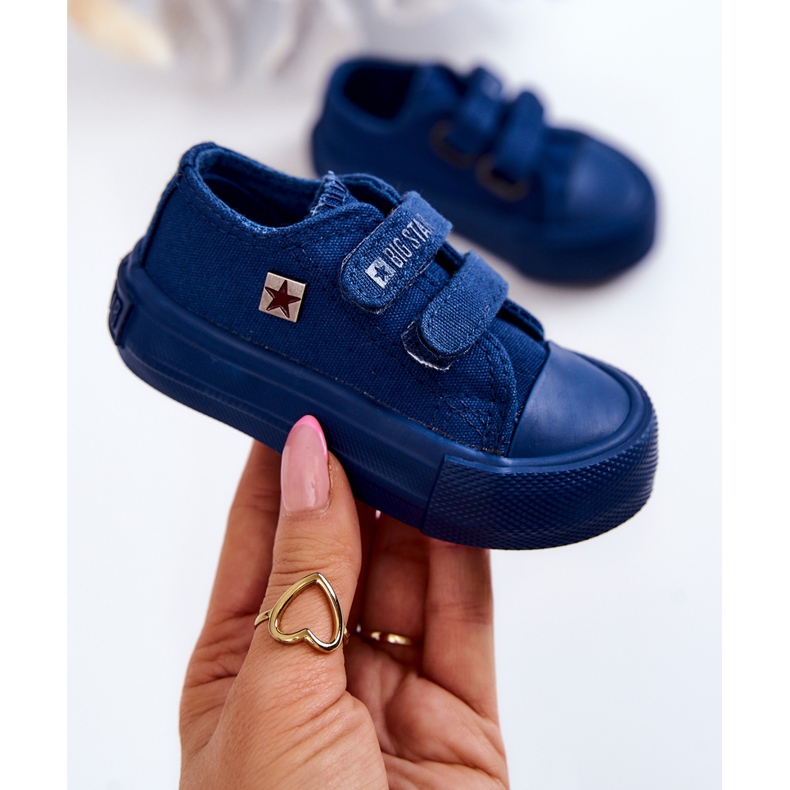 Zapatillas Clásicas Infantiles Big Star JJ374039 Azul Marino 1