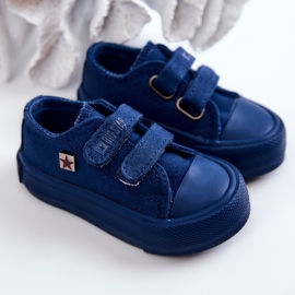 Zapatillas Clásicas Infantiles Big Star JJ374039 Azul Marino 2