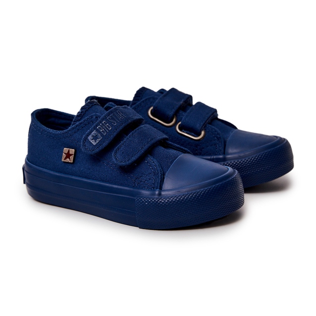 Zapatillas Clásicas Infantiles Big Star JJ374044 Azul Marino ['marina de guerra'] 1