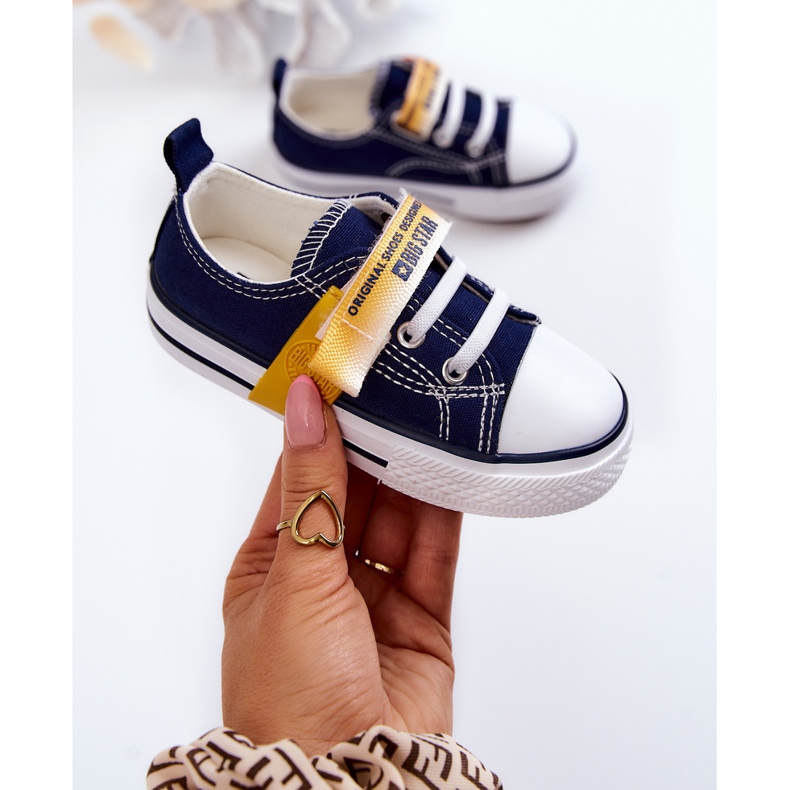 Zapatillas Bajas Infantiles Big Star JJ374077 Azul Marino 1